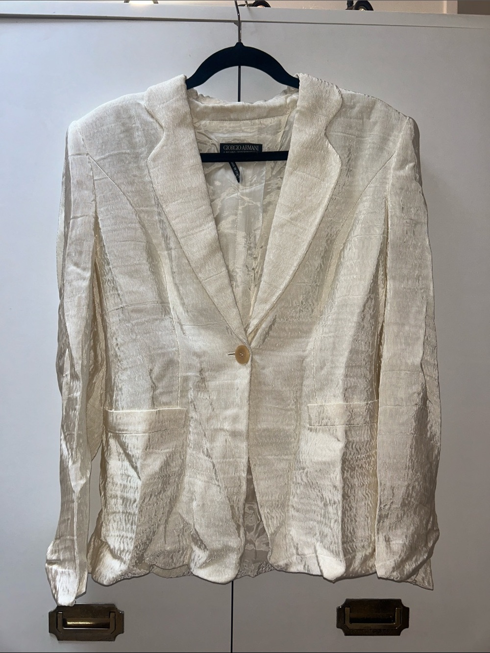 Giorgio Armani Cream Blazer